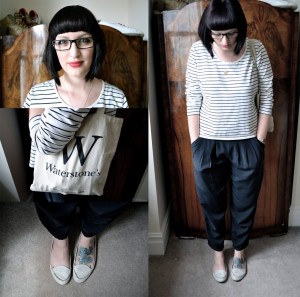 Breton top and trousers